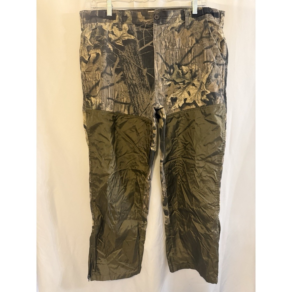VTG Mossy Oak Camo Pants Men XL Brush Guard Nylon Hunting Northwest Territory